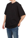 Men's short sleeve t-shirt LAY SNM 1066 BLACK - STUDIO NICHOLSON - BALAAN 4