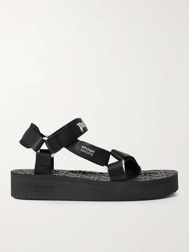 SUICOKE DEPA Logo Webbing Rubber Sandals PMIH011S24MAT0011001 B0081006377 - PALM ANGELS - BALAAN 1