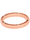 Brad Pitt Collaboration D Side 18K Rose Gold Diamond Band Ring No 10 - DAMIANI - BALAAN 3