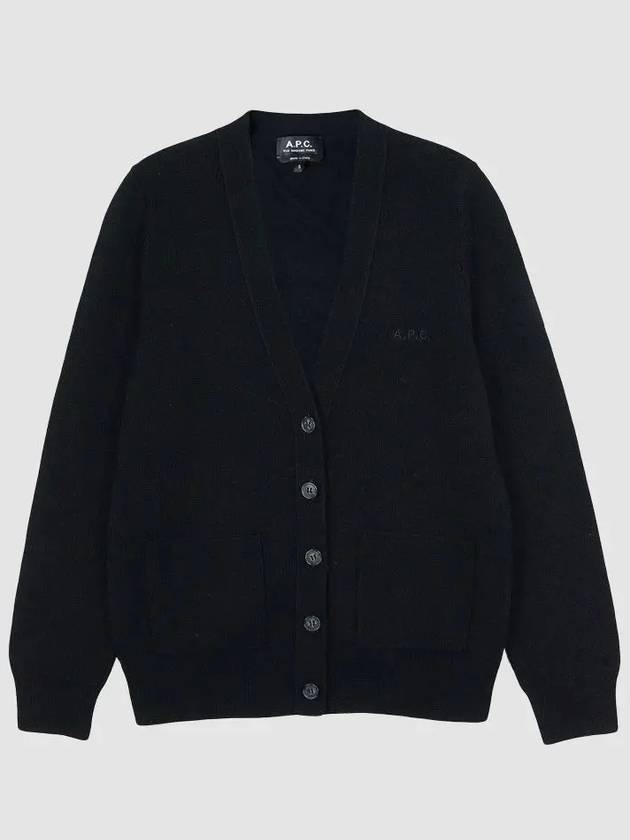 Louisa Wool Cardigan Black - A.P.C. - BALAAN 3