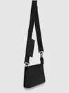 Gaston Wearable Monogram Leather Cross Bag Black - LOUIS VUITTON - BALAAN 4