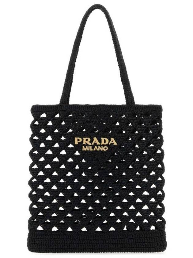 Tote Bag 1BG4932M2T F0ES7 Black - PRADA - BALAAN 1