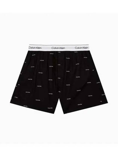 Cotton Poplin Boxer Briefs Black - CALVIN KLEIN - BALAAN 2