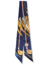 Cavalcades Twilly Scarf Marine - HERMES - BALAAN 2