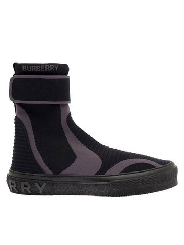 knit sub high-top sneakers - BURBERRY - BALAAN 1