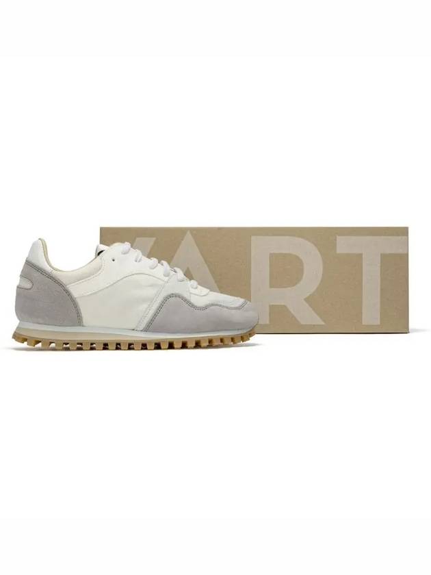 Men's Trail Leather Low Top Sneakers Light Grey - SPALWART - BALAAN 5