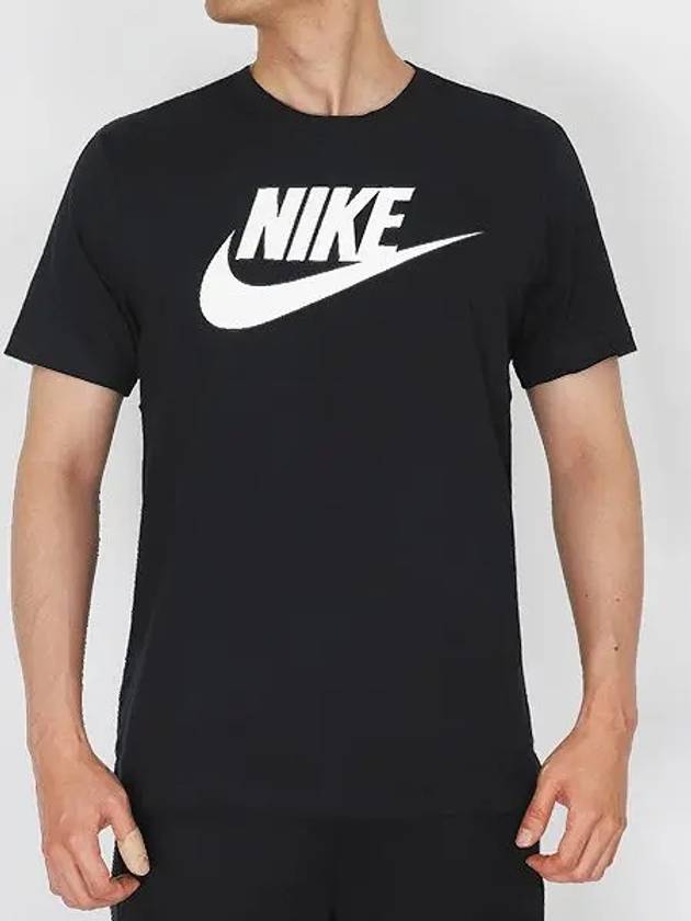 Futura Icon Short Sleeve T-Shirt Black - NIKE - BALAAN 2