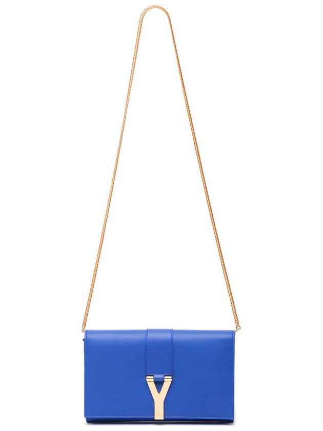 Y chain cross bag blue - SAINT LAURENT - BALAAN 5