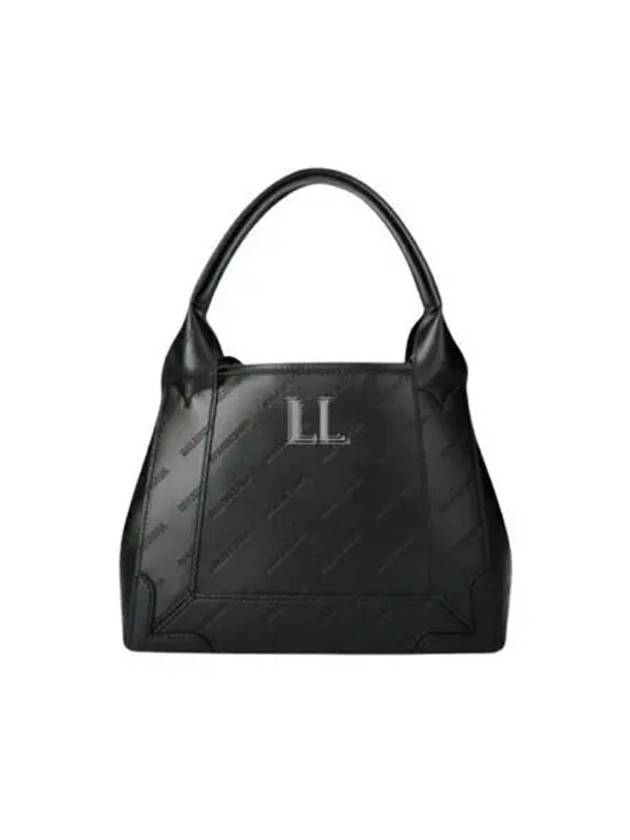 Navy XS Embossed Logo Tote Bag Black - BALENCIAGA - BALAAN 2