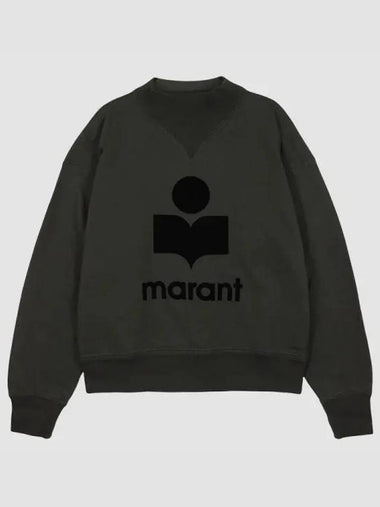 Moby High Neck Sweatshirt Black SW0003FA A1M07E 02FK 1217232 - ISABEL MARANT - BALAAN 1