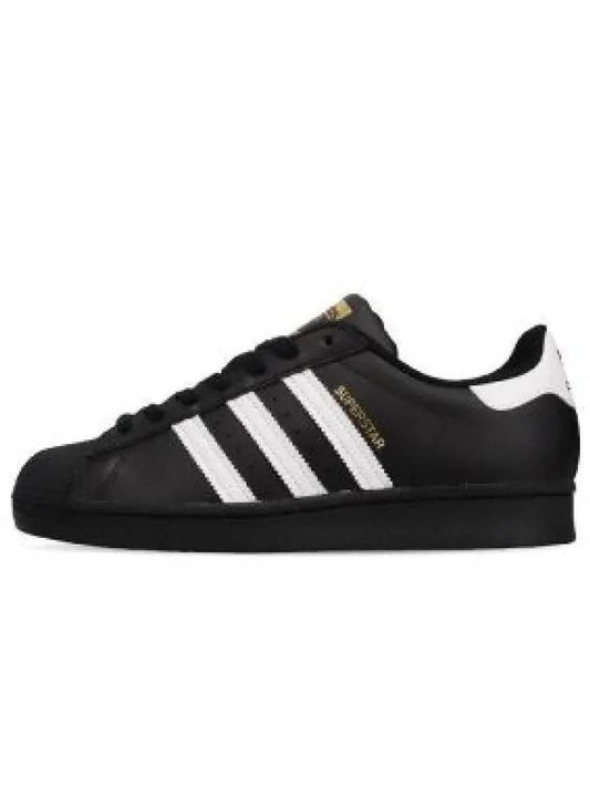 Men's Superstar Low Top Sneakers Core All Black - ADIDAS - BALAAN 2