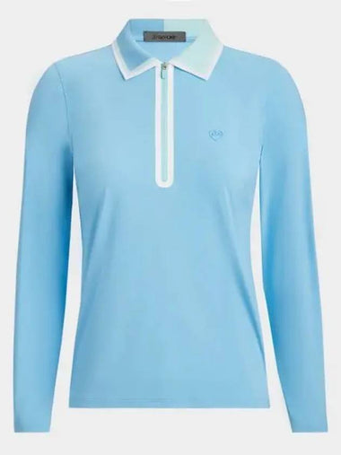 G FORE COLOUR BLOCK SILKY TECH NYLON QUARTER ZIP POLO GLP000048 FOU Women s Color - G/FORE - BALAAN 1