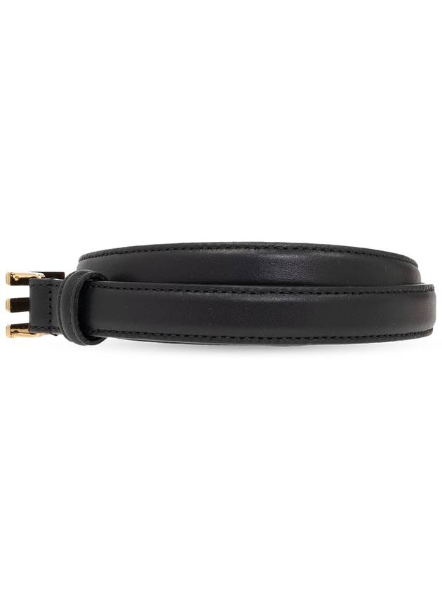 Etro Leather Belt With Logo, Women's, Black - ETRO - BALAAN 3