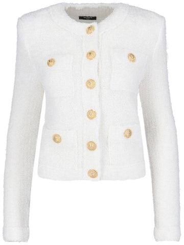 Balmain Jackets White - BALMAIN - BALAAN 1