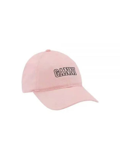 Embroid Logo Ball Cap Lilac - GANNI - BALAAN 2