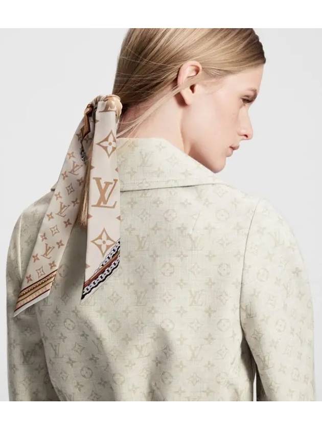 Ultimate Monogram BB Scarf Beige - LOUIS VUITTON - BALAAN 6