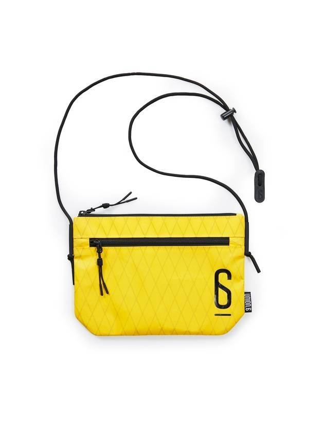 Wide Shakoshu Cross Bag Yellow - UNION 6 - BALAAN 1