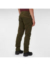 Men's Stretch Sateen Cargo Straight Pants Khaki - CP COMPANY - BALAAN 8