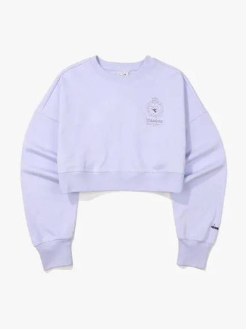 Diadora Comfy Crop Sweatshirt VIOLET - DIADORA - BALAAN 1