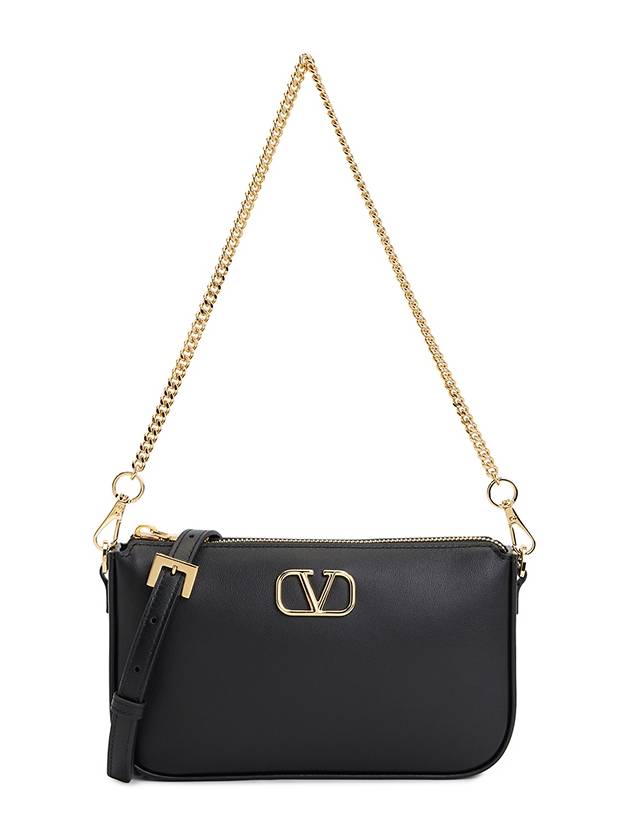 V Logo Signature Women's Chain Cross Bag P0AA9MIM 0NO - VALENTINO - BALAAN 1