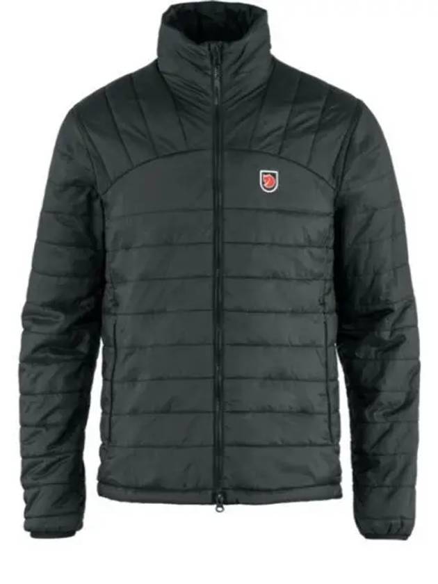 Men's Expedition X-Latt Padded Zip-Up Jacket Black - FJALL RAVEN - BALAAN 2