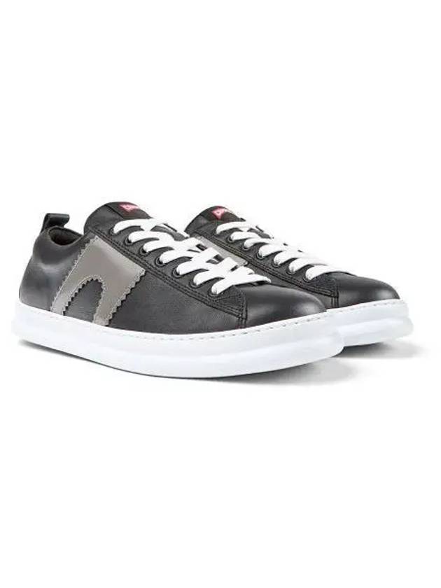 Runner Leather Low Top Sneakers Black - CAMPER - BALAAN 2