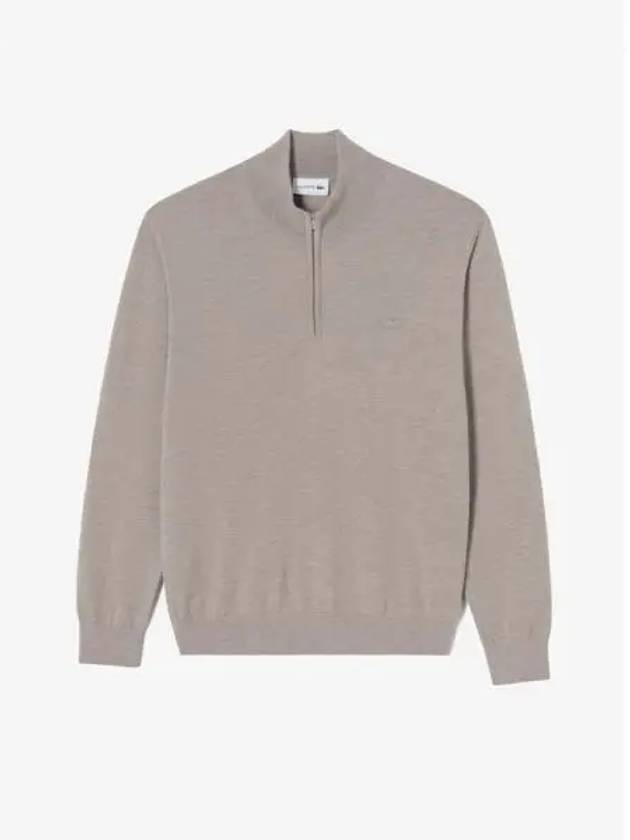 Men s basic half zip up pullover knit AH305E 54N SIX domestic product GQ2N24091216761 - LACOSTE - BALAAN 1