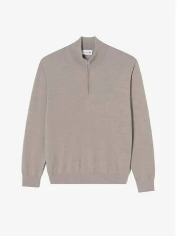 Men s basic half zip up pullover knit AH305E 54N SIX domestic product GQ2N24091216761 - LACOSTE - BALAAN 1