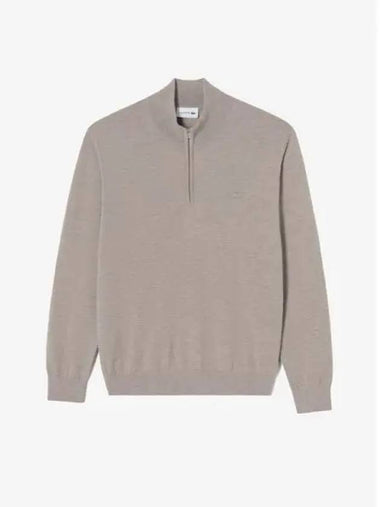 Men s basic half zip up pullover knit AH305E 54N SIX domestic product GQ2N24091216761 - LACOSTE - BALAAN 1