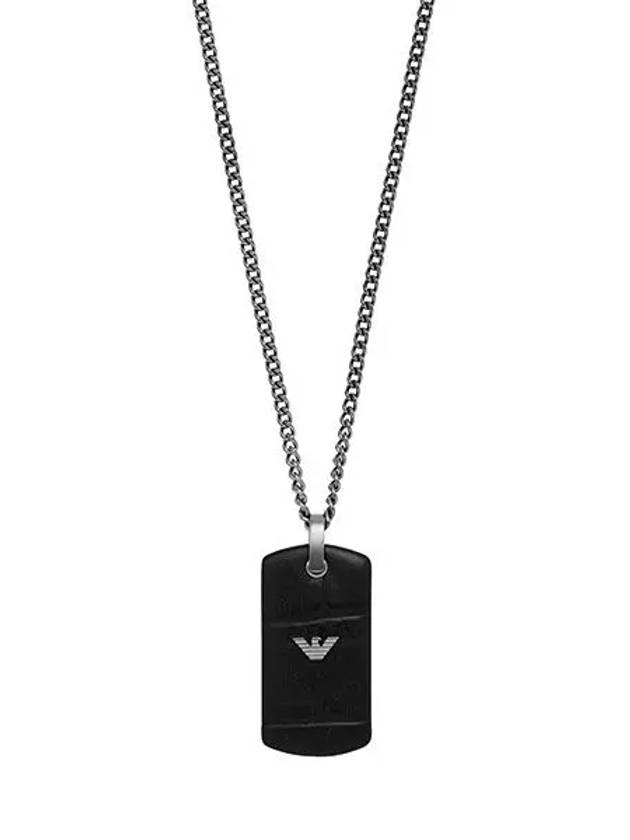 Men's Pendant Necklace Silver - EMPORIO ARMANI - BALAAN 3