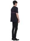 Midweight Jersey Short Sleeve T-Shirt Navy - THOM BROWNE - BALAAN 7