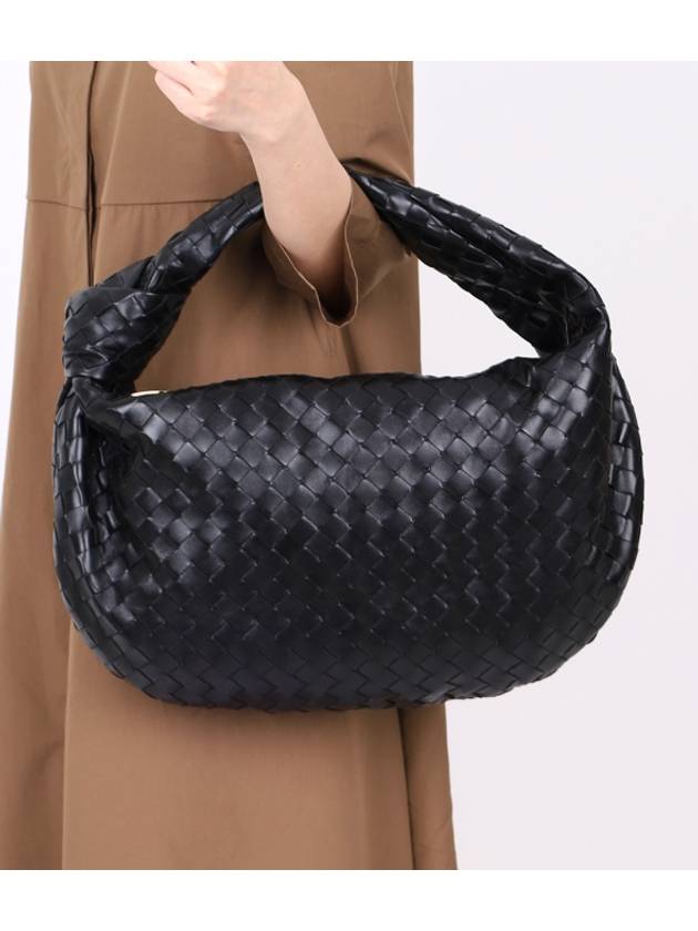 Intrecciato Jody Small Shoulder Bag Black - BOTTEGA VENETA - BALAAN 2