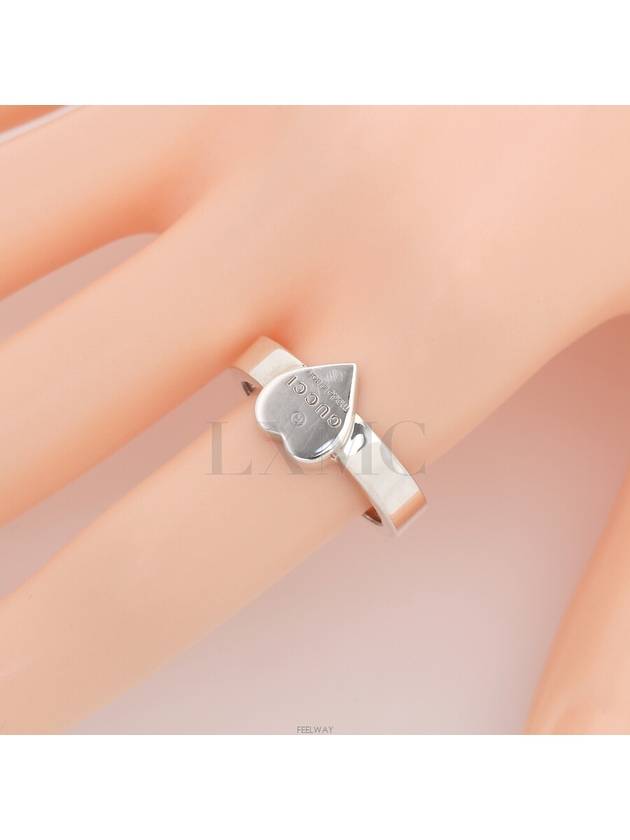 Trademark Silver Heart Ring No 12 223867 - GUCCI - BALAAN 9