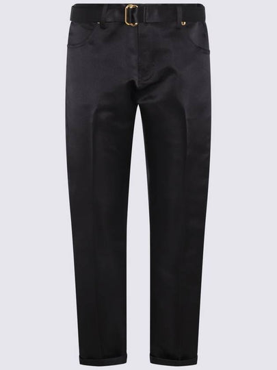 23 fw Black Silk Pants PAW143FAX671LB999 B0480946421 - TOM FORD - BALAAN 2