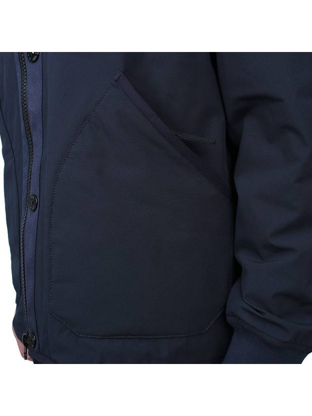 Soft Shell-R E.Dye Pure Insulation Technology Recycled Polyester Primaloft Hooded Jacket Navy - STONE ISLAND - BALAAN 9