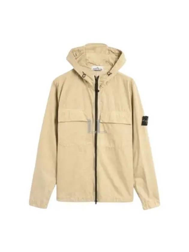 Wappen Old Effect Hooded Jacket Beige - STONE ISLAND - BALAAN 2