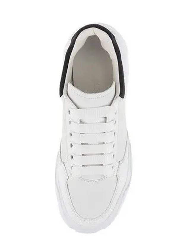 Court Trainers Suede Tab Low Top Sneakers White - ALEXANDER MCQUEEN - BALAAN 5