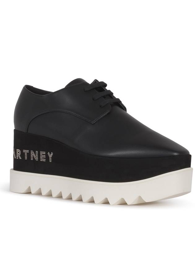 Ellis Logo Platform Derby Black - STELLA MCCARTNEY - BALAAN 3