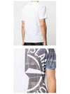 Graphic Print Short Sleeve T-Shirt White - STONE ISLAND - BALAAN 6