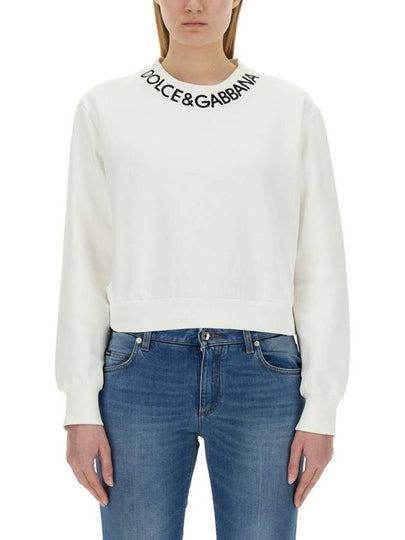 Sweater F9P35Z GDB4AW0800 White - DOLCE&GABBANA - BALAAN 2