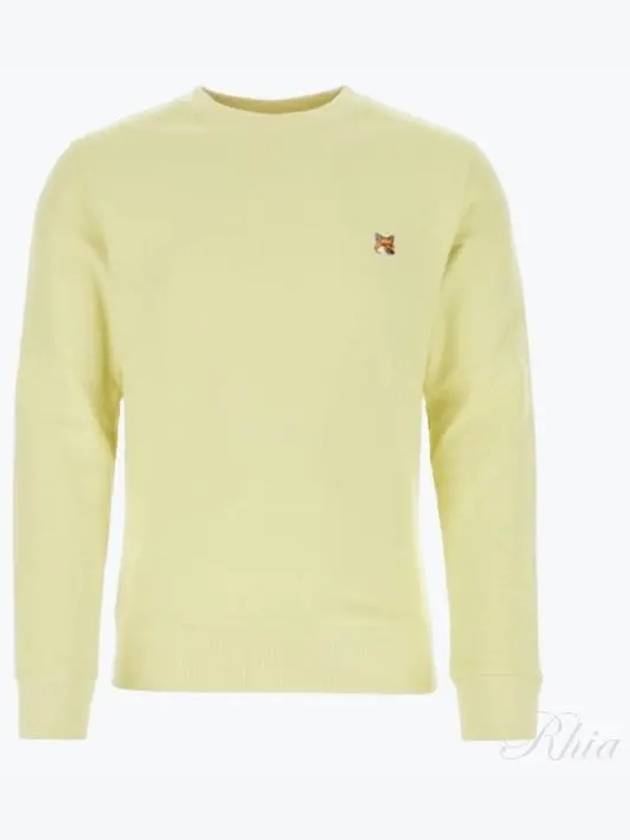 Fox Head Patch Regular Sweatshirt Yellow - MAISON KITSUNE - BALAAN 2