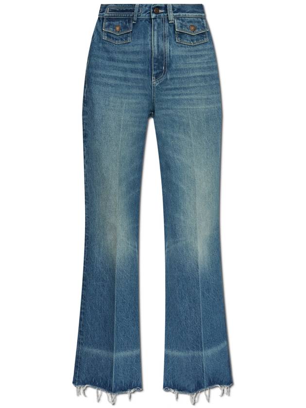 Chloé Jeans With Vintage Effect, Women's, Blue - CHLOE - BALAAN 1