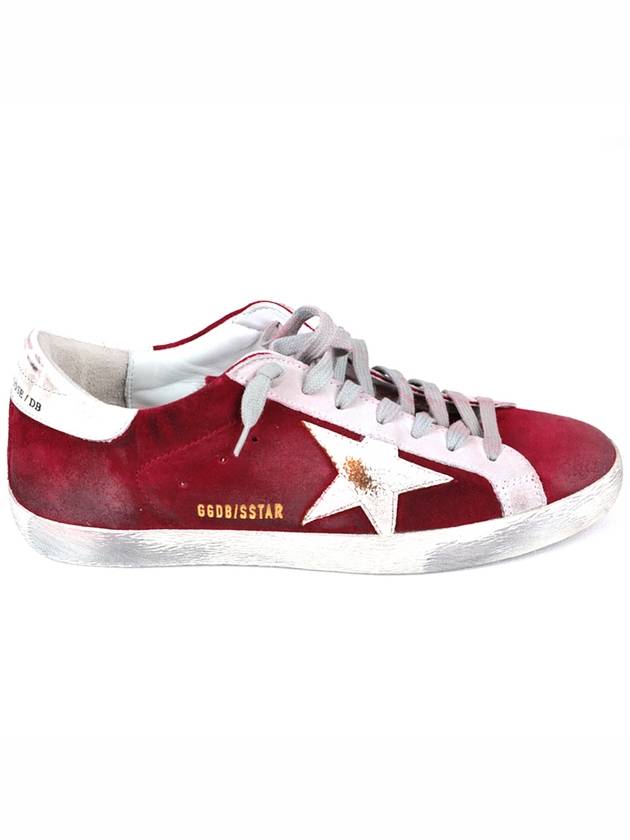 Superstar Low Top Sneakers Burgundy - GOLDEN GOOSE - BALAAN 2