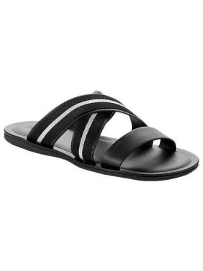 Sasha Strap Slippers Black - BALLY - BALAAN 2