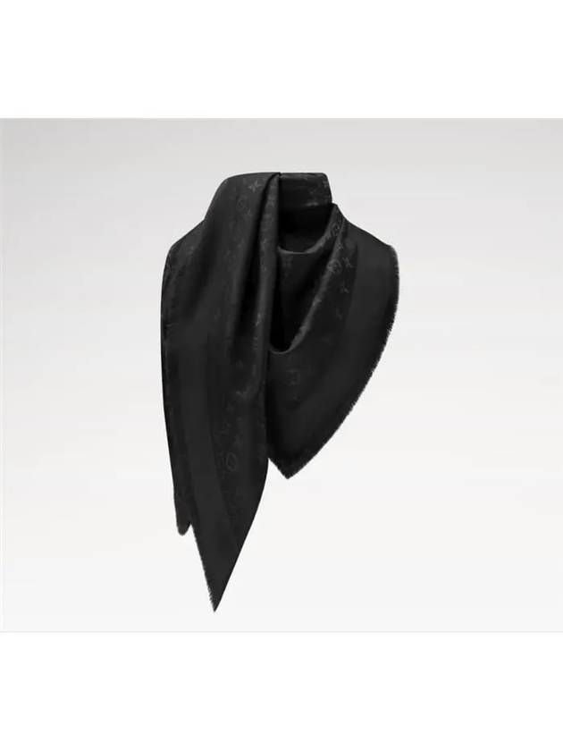 Monogram Classic Scarf Black - LOUIS VUITTON - BALAAN 3