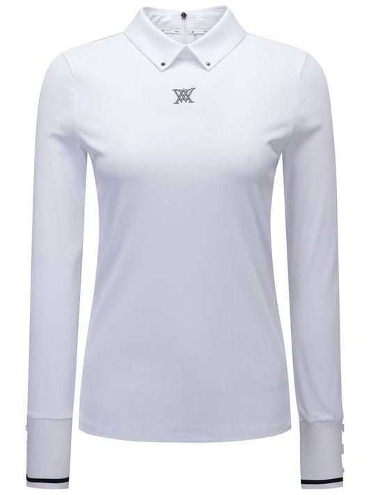 Official WOMEN BACK ZIP POINT LONG T SHIRT OW - ANEWGOLF - BALAAN 1