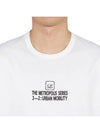 Graphic logo print short sleeve t-shirt 14CMTS200A 006370W 101 - CP COMPANY - BALAAN 7