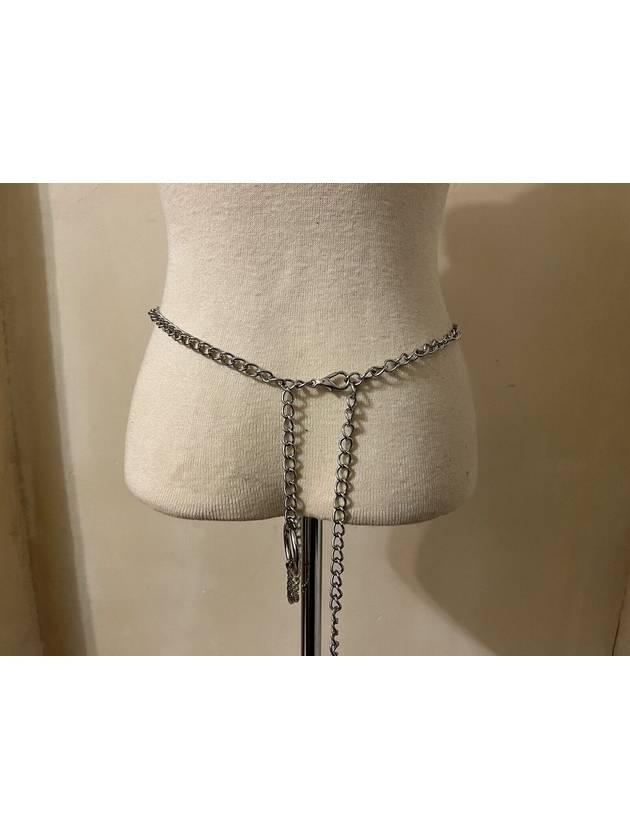 DSQUARED² RUNWAY BODY JEWEL SILVER METAL CHAIN ​​HARNESS WITH RINGS - DSQUARED2 - BALAAN 4