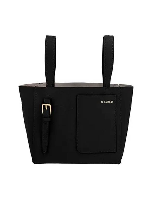 WBSF0090028LOCTF NN Soft Bucket Micro Tote Bag - VALEXTRA - BALAAN 1