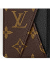 Pocket Organizer Macassa Card Wallet Brown Black - LOUIS VUITTON - BALAAN 5